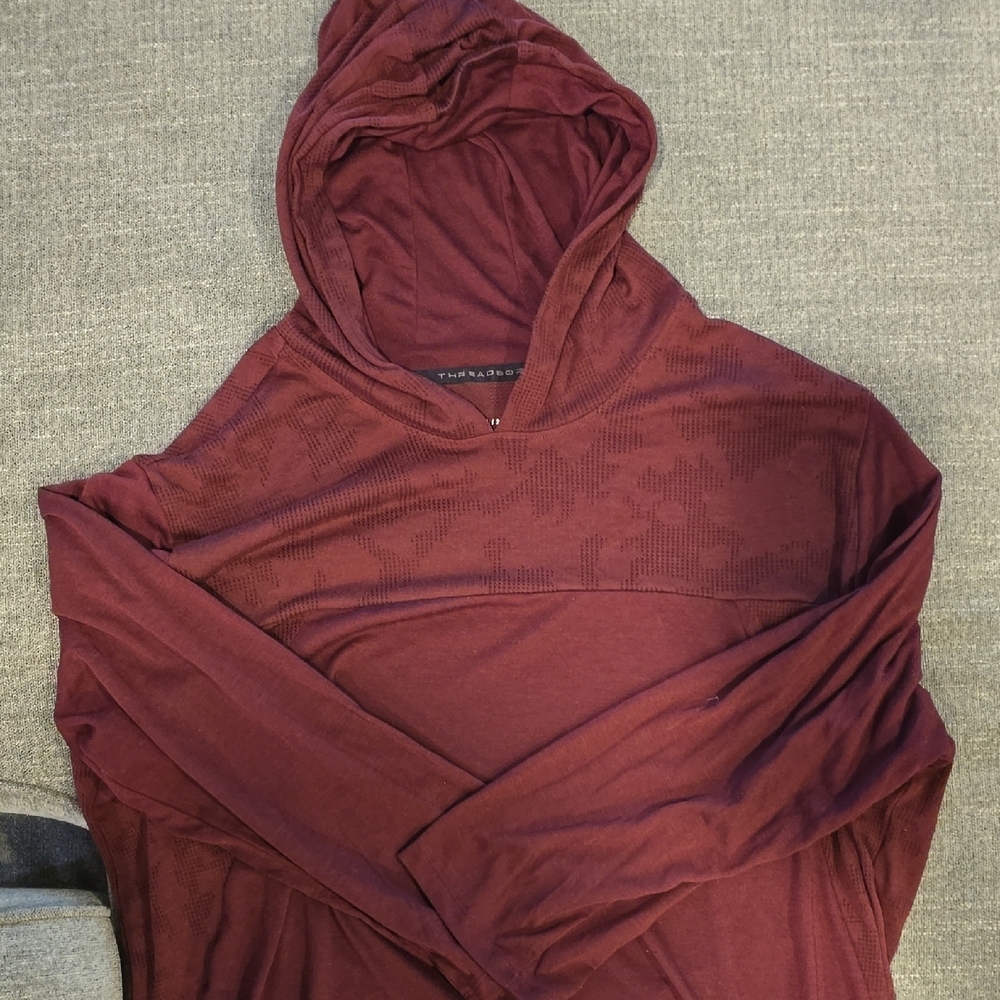 Under Armour Men's Burgundy Hoodie Sweater